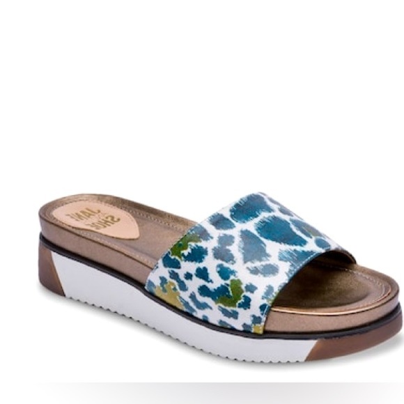 Jane And The Shoe Hannah platform slide sandals NWOB Sz-9.5.  E - Picture 2 of 7